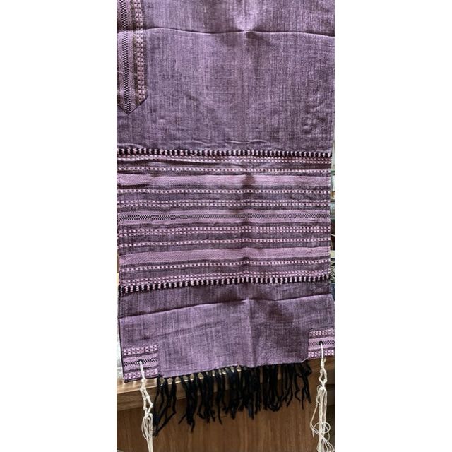 Antique Pink Gold Womens Girls' Tallit Tallis Wool Set Hand Woven in Israel by Rikman Elimelech