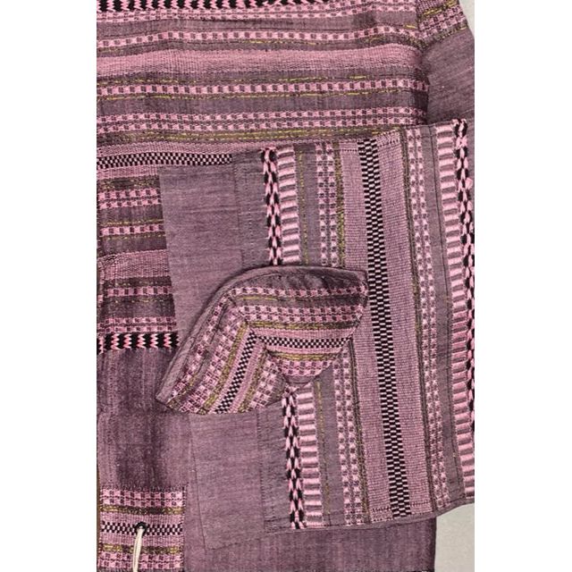 Antique Pink Gold Womens Girls' Tallit Tallis Wool Set Hand Woven in Israel by Rikman Elimelech