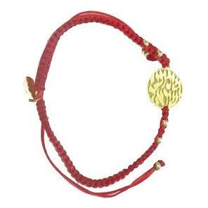 Shema Israel Macramé String Adjustable Bracelet