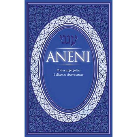 ANENI: FANCAIS FRENCH Edition Prieres appropiees a diverses circonstances BY Rabbi Yaakov Yosef Iskowitz