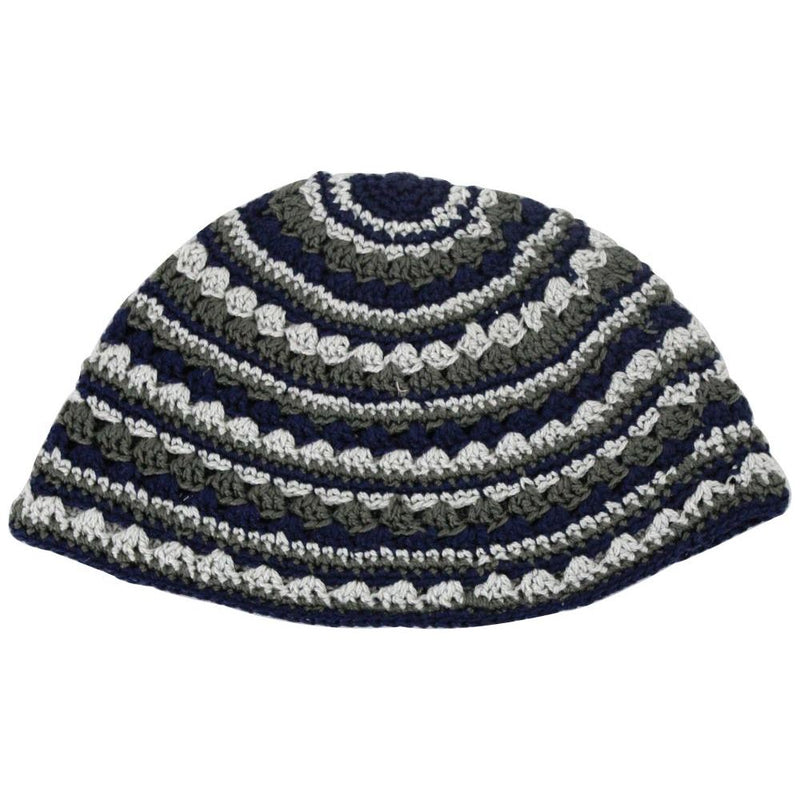 Frik Kippah Special Knit Multicolored Yarmulke 9.45 Hand Made in Israel