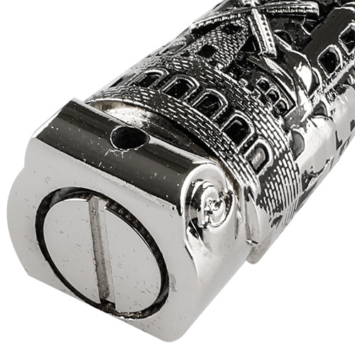 Jerusalem Scenes METAL Mezuzah 6" Kosher $55.00 Parchment included