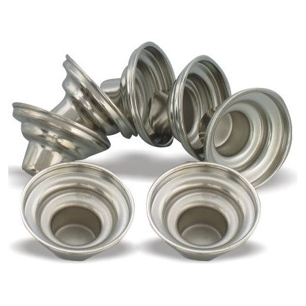 New! Nickel Oil Or Candle Holder Shabbat Candle Drip Cup Converter