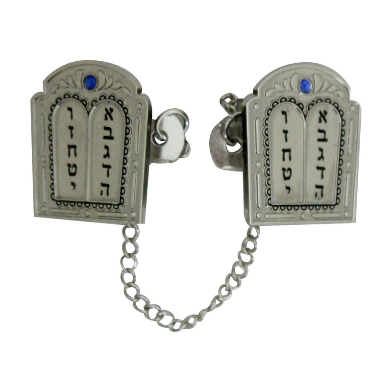 Tallit / Talis Clips LUCHOT HABRIT - Twelve Commendments