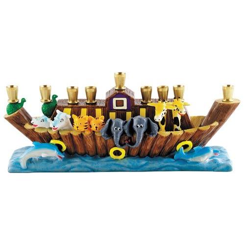 Noah's Ark Chanukah Menorah Designed By: Jessica Sporn