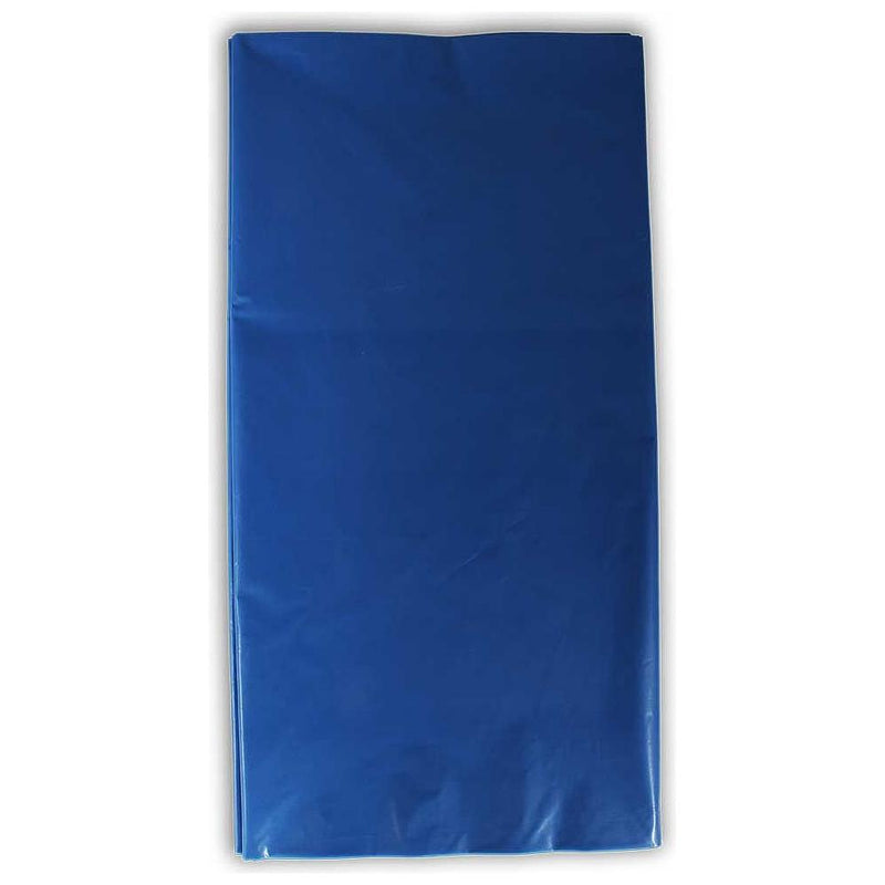 Shabbat / Yomtov Blue Plastic Tablecover 54" x 108".