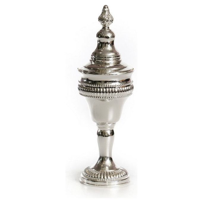 Traditional Silver Plated Havdalah Besamim Spice Holder Balls design