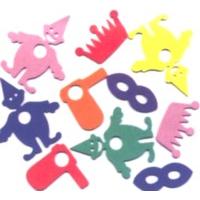 Purim Foam Shapes - Set of 120