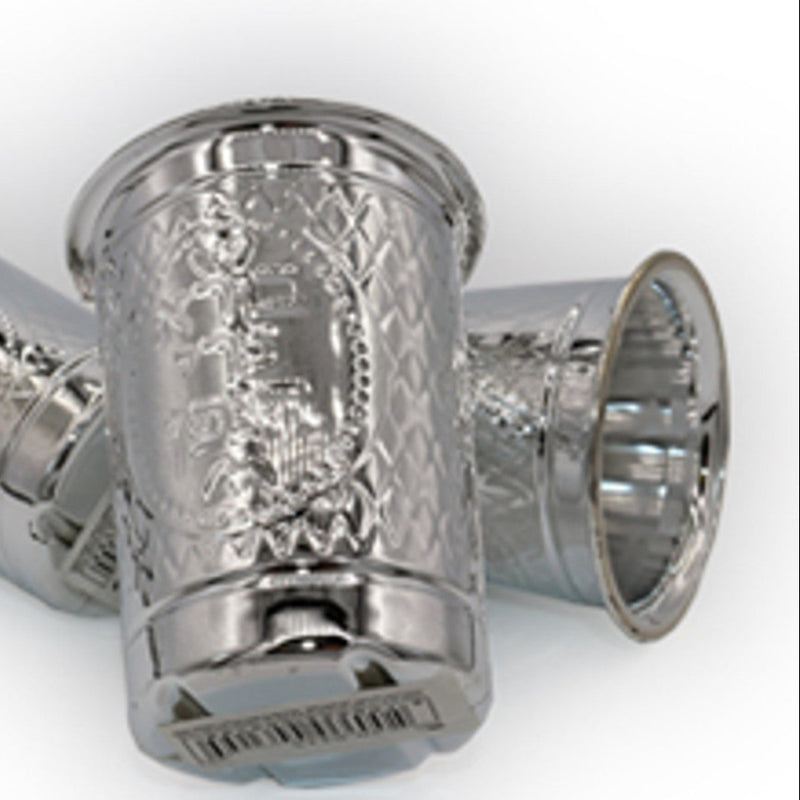 Large Silver Solid Plastic Kiddush Cup 3.5" Becher Great for School celebrations