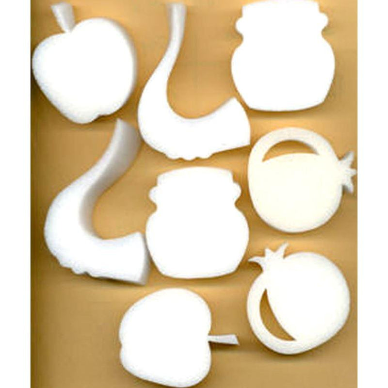 Affordable Rosh Hashana Synthetic Foam Set of 90 Honey Apple Pomegranate Shofar