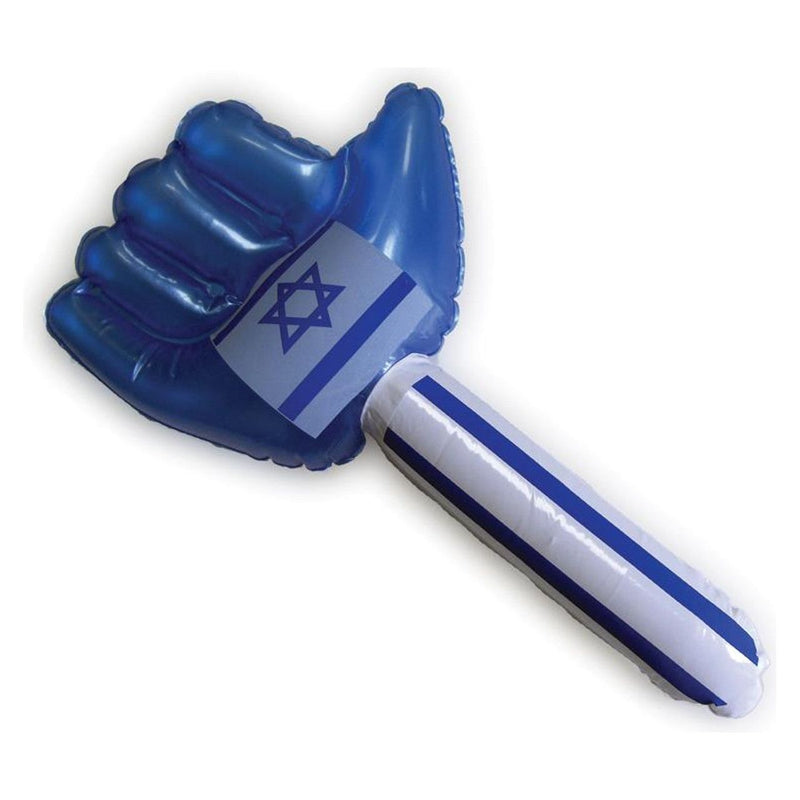 15" INFLATABLE ATZMAUT ISRAEL INDEPENDENCE FLAG HAND