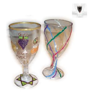 Decorate Your Own Kiddush Cup Set of 25 Do it yourself Project for Jewish School!