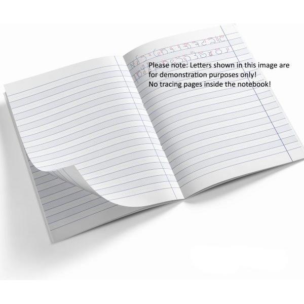 Machberet מחברת Hebrew Writing Notebook 40 pages with instructions how to write