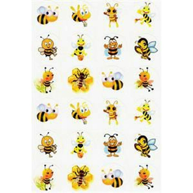 Smiling Bees Rosh Hashana Jewish Stickers Set of 200 Great for a Classroom projects