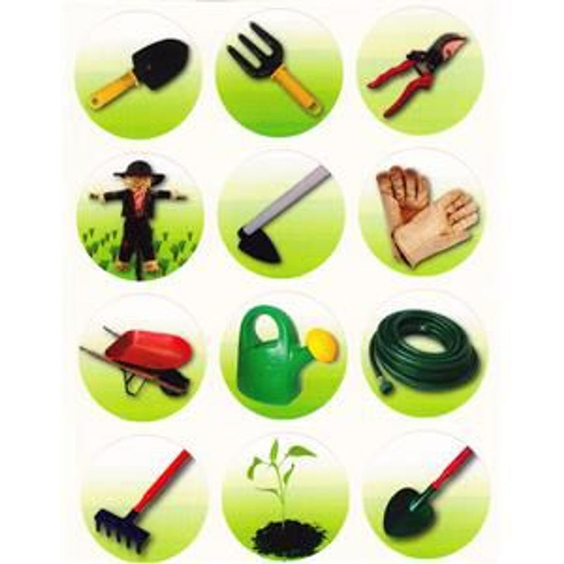 Gardening Photo Quality Jewish Tu B'Shvat Stickers  Set of 120 Made in Israel