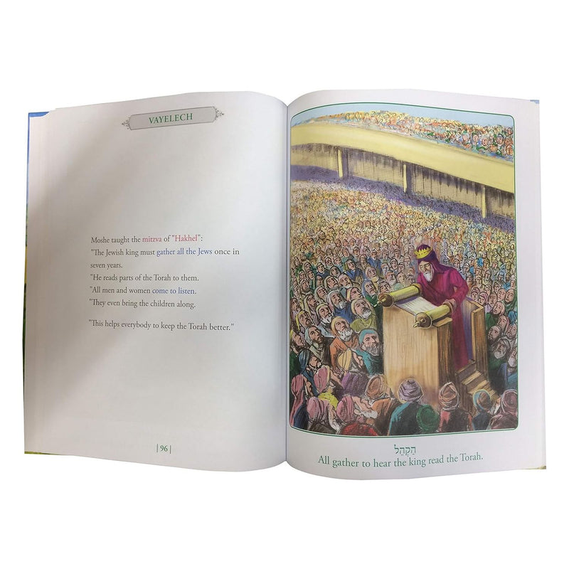 My First Parsha Reader Set of 5 Volumes By Rabbi Moshe Weissman