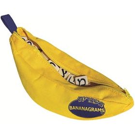 Bananagrams Game - Hebrew Alef Bet Jewish Game that will drive you BANANAS! Ages 7+