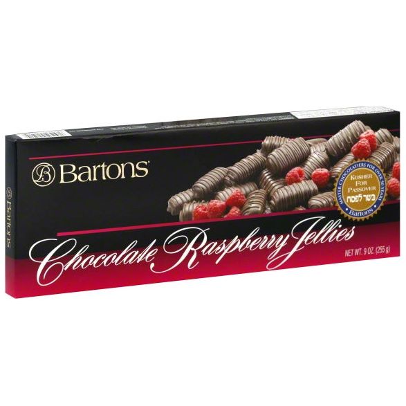 Bartons' Chocolate Raspberry Jellies KOSHER PARVE for Passover
