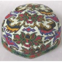 Bucharian Embroidered Colorful Kippah size 6" Hand Made in Israel Assorted Colors / Designs