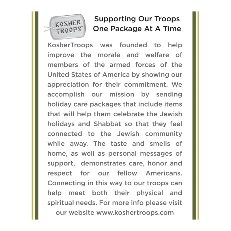 Chanukah For A Cause™  Candles for Kosher Troops Camouflage Colors ONE LIGHT AT A TIME