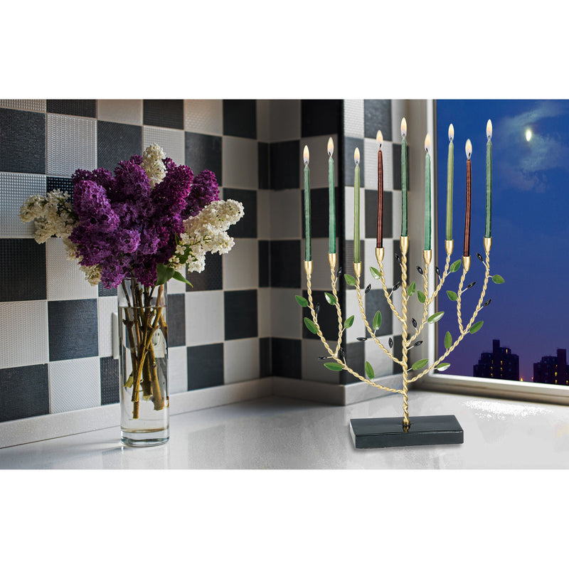 Chanukah For A Cause™  Candles for Kosher Troops Camouflage Colors ONE LIGHT AT A TIME