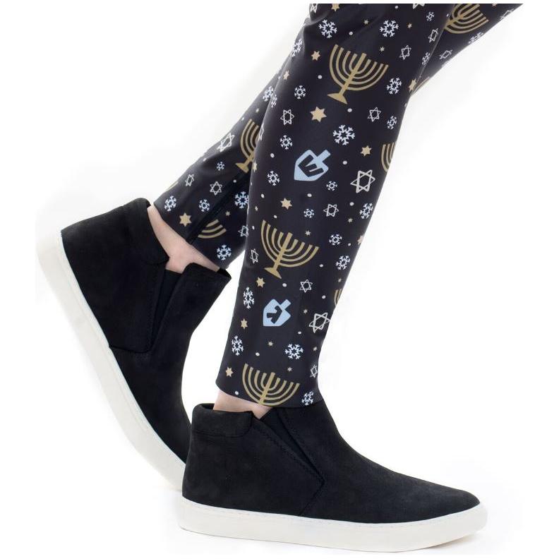 All over Chanukah Print Adult High-Performance Leggings