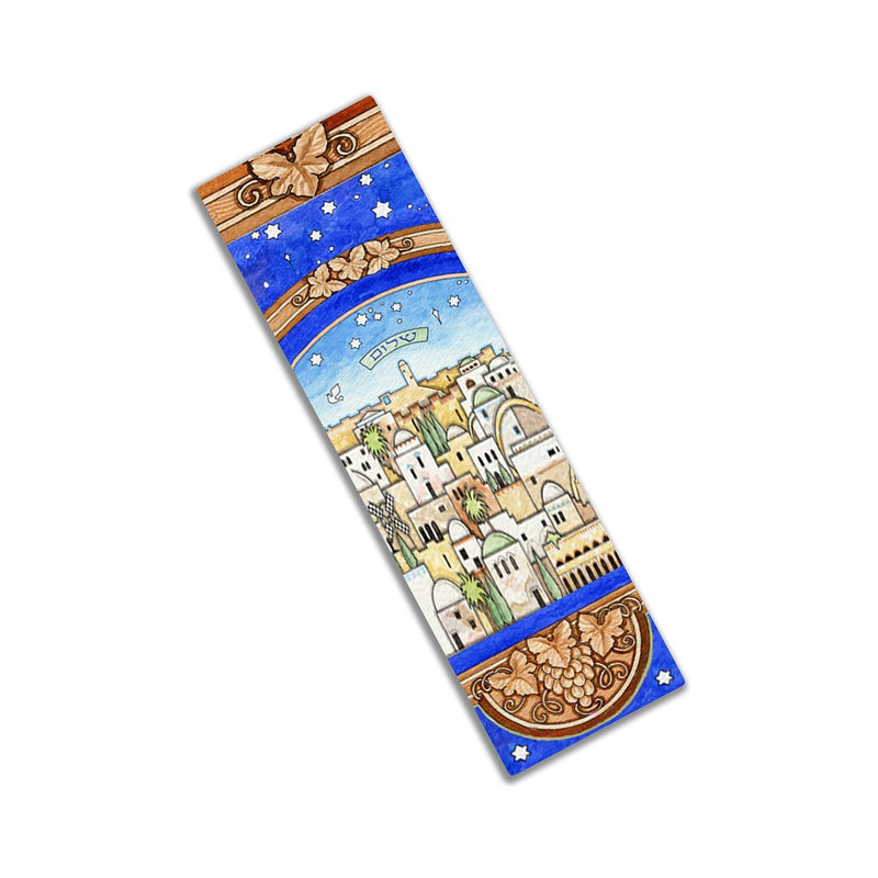 Antique Jerusalem Car Mezuzah By Mickie Caspi Traveler's Prayer included