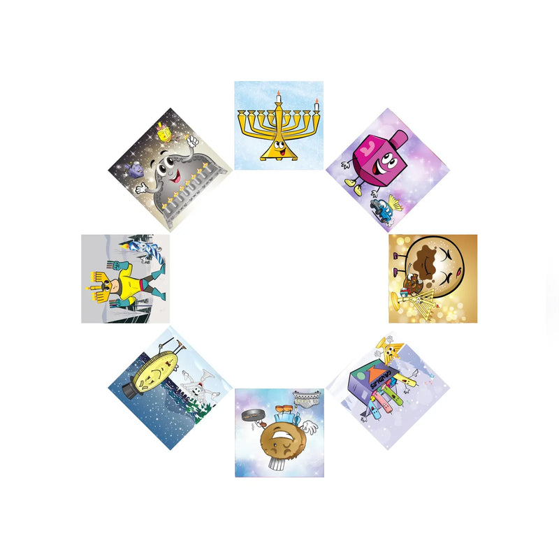 Chanukah Mini Toy Camera Viewer & 8 Images for hours of fun