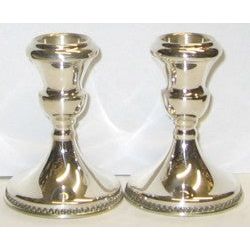 OUT OF STOCK - 925 Sterling Silver Candlesticks 3 x 2"