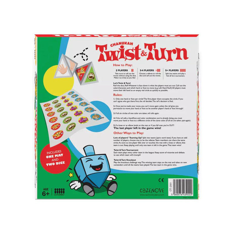 Chanukah Twist & Turn Educational Jewish Holiday Game