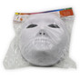 10 White Velvet Plastic Masks for Coloring & Play