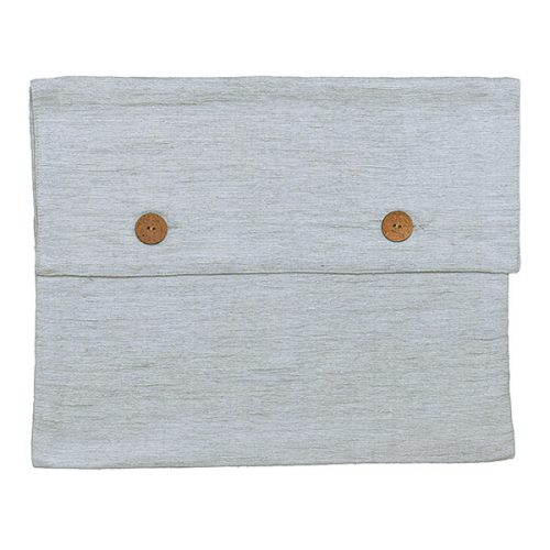 Emanuel Hand-Woven Tallit  GRAY 75"x20.5" with Bag and Kippah By Emanuel Judaica