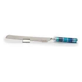 Emanuel Multicolor Rings Anodized Aluminum Challah Knife in 5 colors