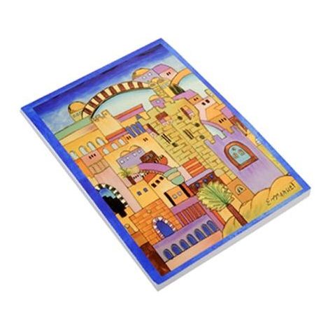 Jerusalem Soft Cover Emanuel Writing Notepad By Emanuel 3"x 4"