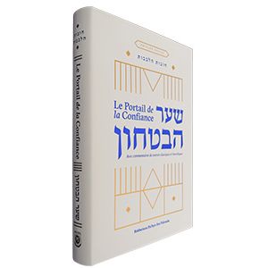 Le Portail de la Confiance Shaar HaBitachon - Gate of Trust - French Edition