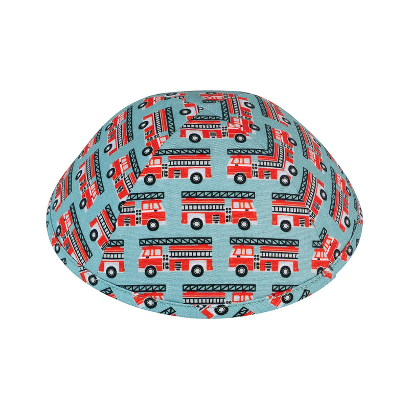 Firetrucks Cotton Children's Kippah Cotton Yarmulke