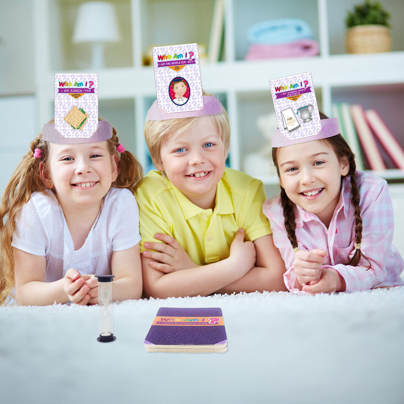 Who Am I? A Passover Guessing Jewish Card Game Ages 4+  Set of 112 Cards in Collectible Tin