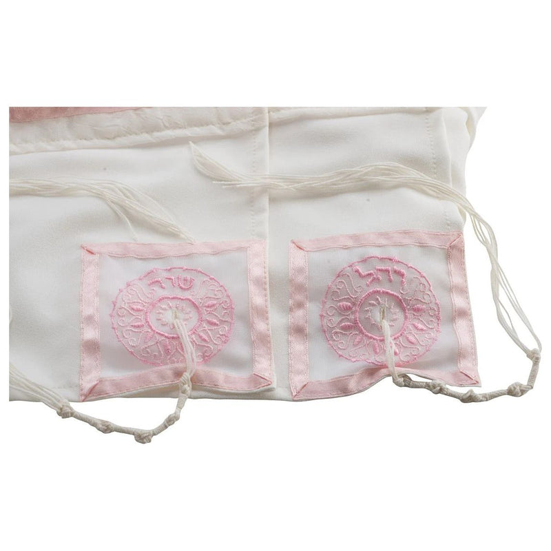 Designer Women's Tallit  Prayer Shawl Opaque Poly Four Mothers Made in Israel By Galilee Silks