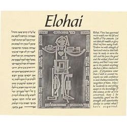 The Physician's Oath / Prayer Custom Framed Jewish Art By Gadi Almaliah