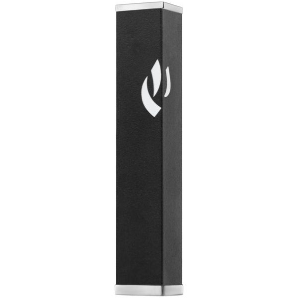 Aluminum Engrave Contemporary Mezuzah by Israeli Designer Hadarya Kosher Parchment included