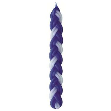 2 Colors 6 Braid Havdalah Candle Available in many color combinations
