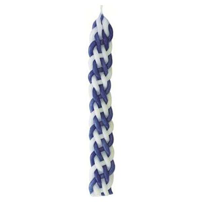 2 Colors 6 Braid Havdalah Candle Available in many color combinations