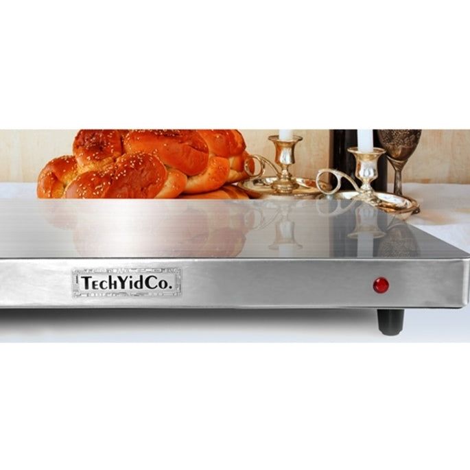 TechYid Co Kosher Shabbos Safe Hot Plate Shabbat Warming Tray Designed with Safety in Mind for use on Shabbos Yom Tov