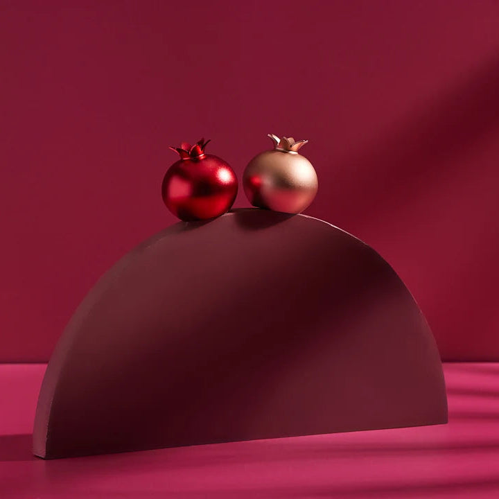 MODERN Jewish Art Set Pomegranate Salt & Pepper Shakers By Benjamin Akilov