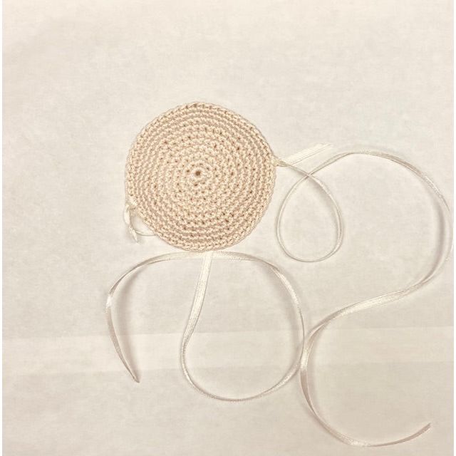 Baby Boy Off White Crochet Kippah / Yarmulke Custom Made