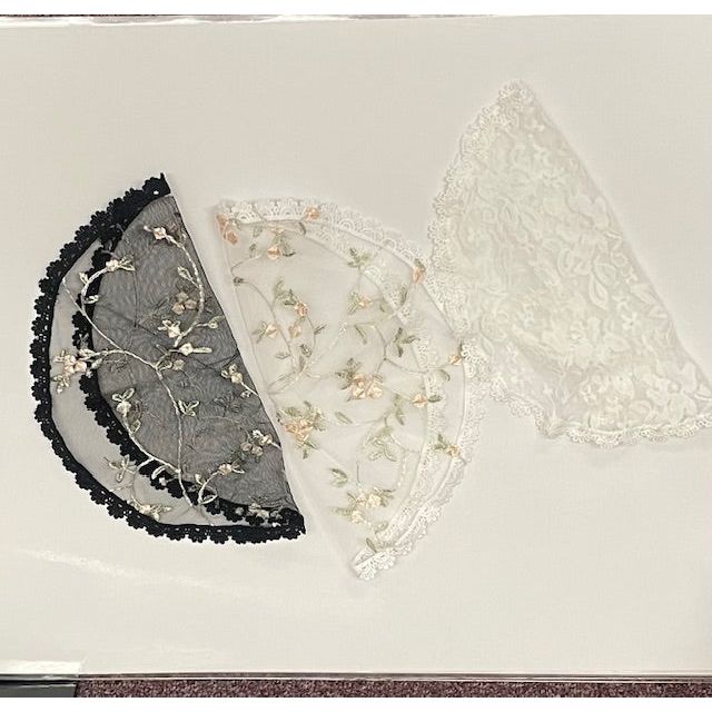 Doily Ladies Women Hair Covering in Shule Synagogue Fancy Lace