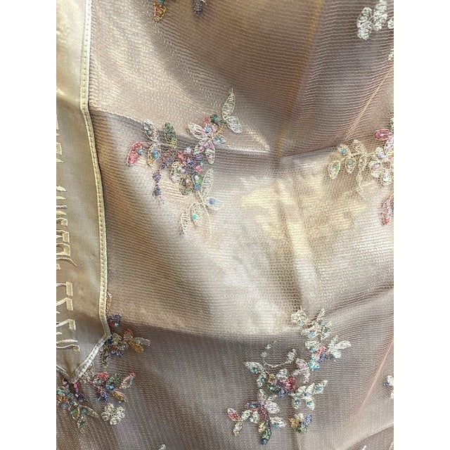 Israeli Designer  Embroidery Prayer Shawl Tallit / Talis "Orient" Hand Made by  Eva Mishaan with a bag