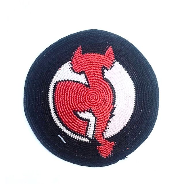 Major League Hockey New Jersey Devils Knit Kippah Crochet Logo High Quality Team Symbol Yarmulke 100% Cotton