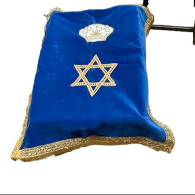 Bein Gavras / Golden Embroidery Torah Cover Available in Different Colors Made in USA