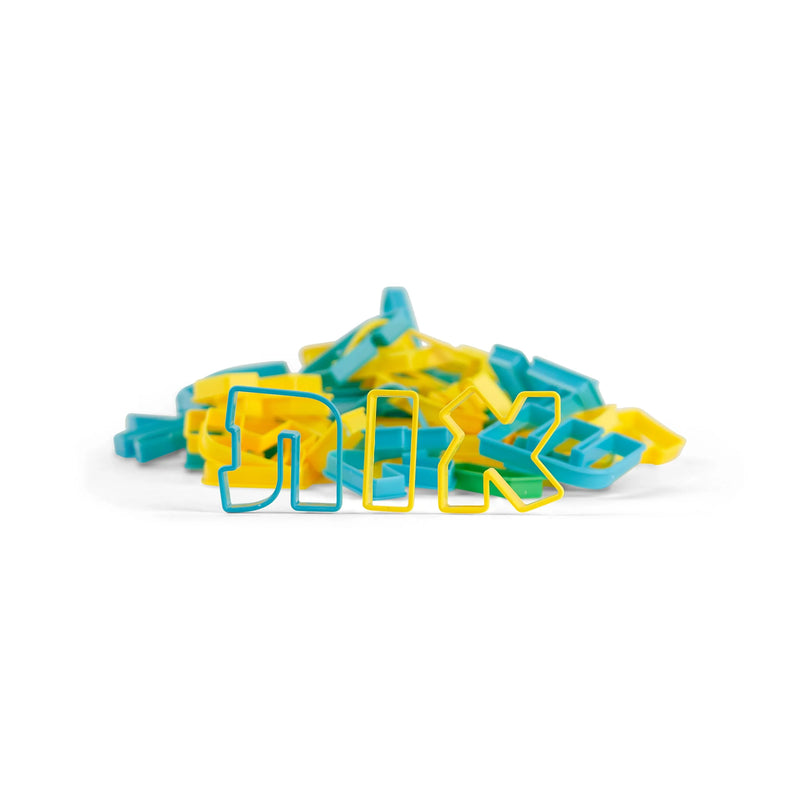 Aleph Bet HEBREW LETTERS 2" Plastic Cookie Cutters Great Fun Great Educational Tool Set of 27 Mixed